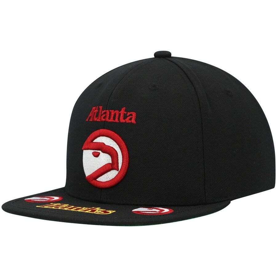 Atlanta Hawks Men’s Front Loaded Mitchell & Ness Snapback Hat