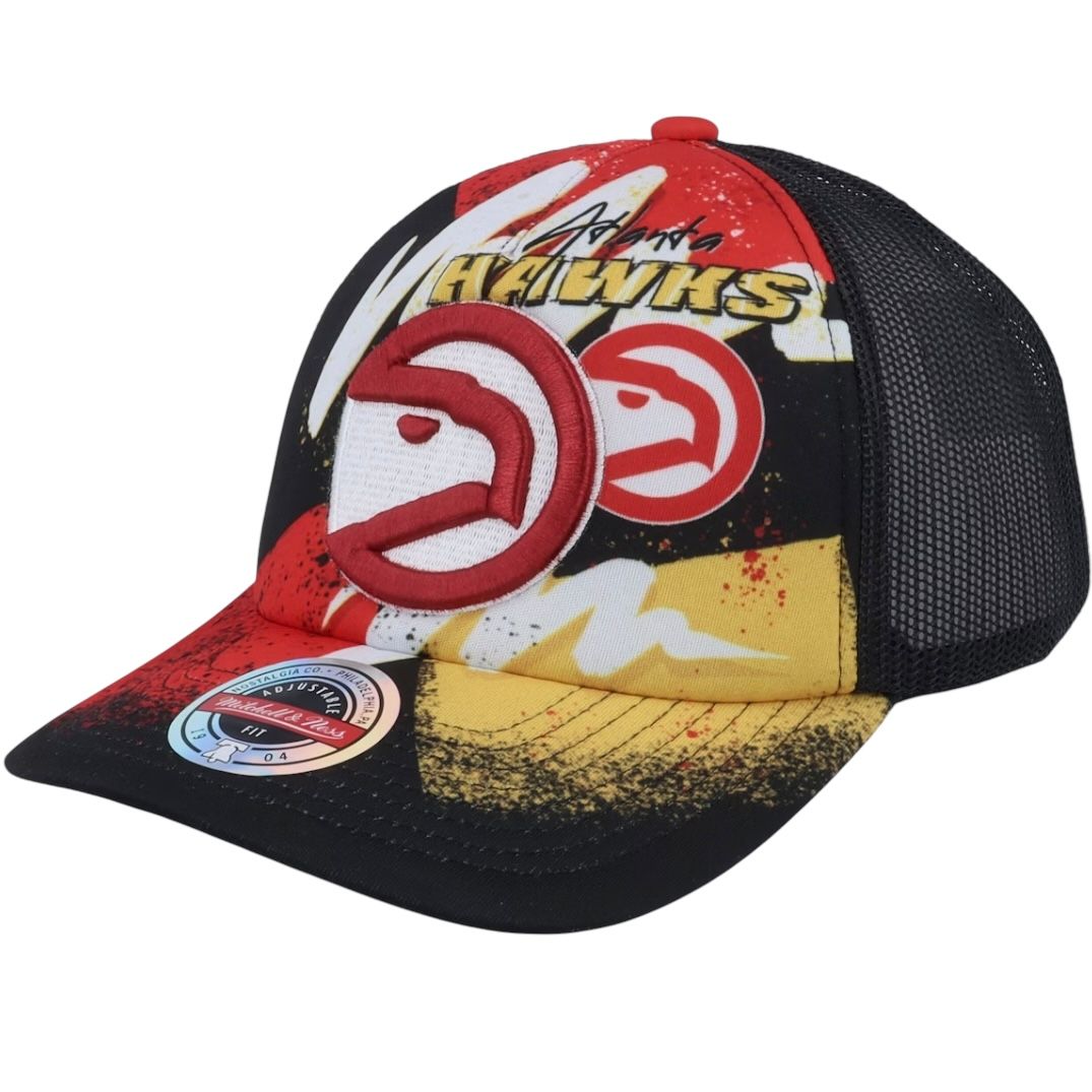 Atlanta Hawks Men’s Mitchell & Ness NBA Hyper Trucker Snapback Hat