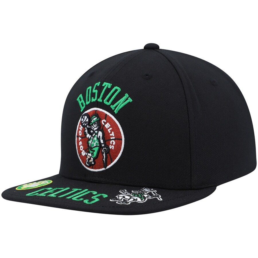 Boston Celtics Men’s Front Loaded Mitchell & Ness Snapback Hat
