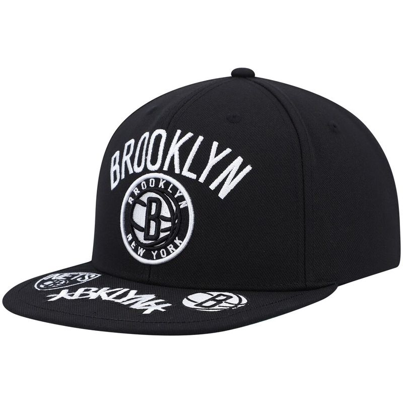 Brooklyn Nets Men’s Front Loaded Mitchell & Ness Snapback Hat