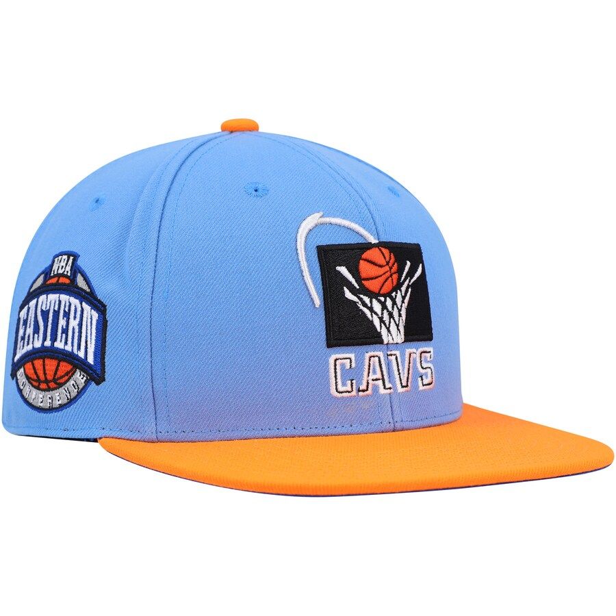 Cleveland Cavaliers Men’s NBA Coast 2 Coast HWC Mitchell & Ness Fitted Hat