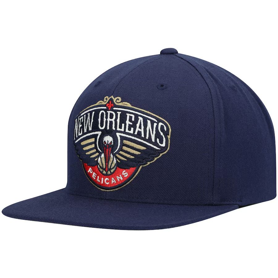 New Orleans Pelicans Men’s Team Ground Mitchell & Ness Snapback Hat