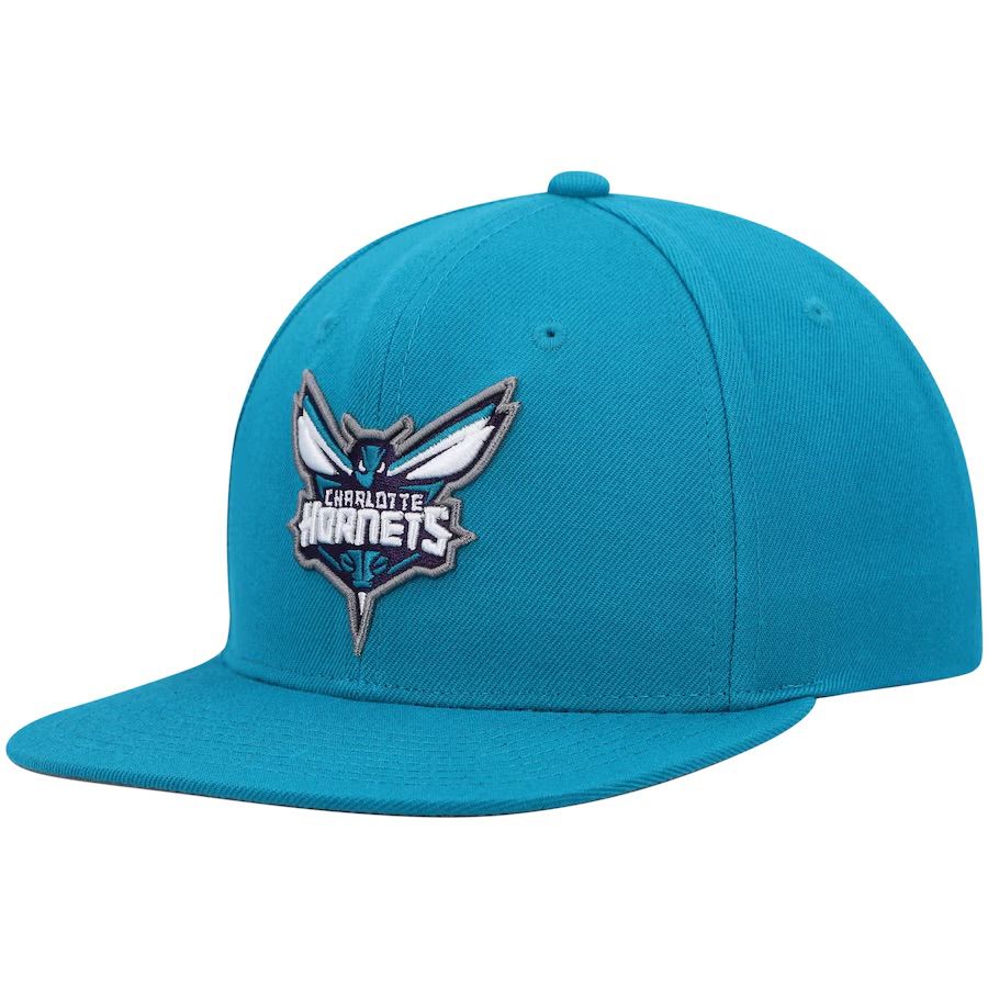 Charlotte Hornets Men’s Mitchell & Ness NBA Team Ground 2.0 Snapback Hat