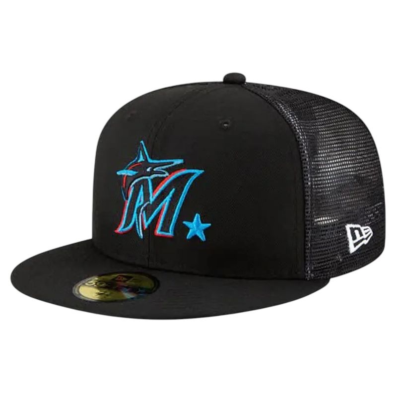 Miami Marlins Men's New Era 59Fifty Fitted Hat Miami Marlins Men's New Era 59Fifty Fitted Hat
