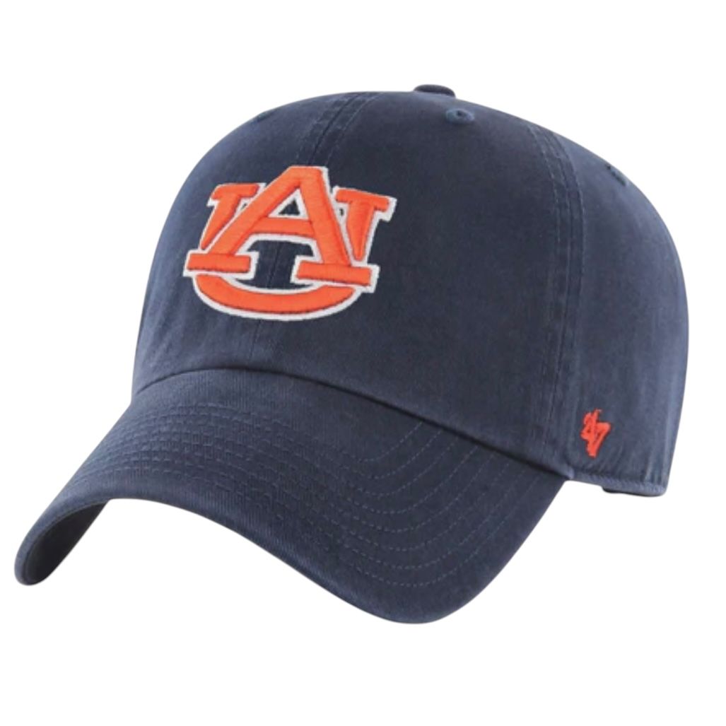 Auburn Tigers Men’s 47 Brand Clean Up Adjustable Hat