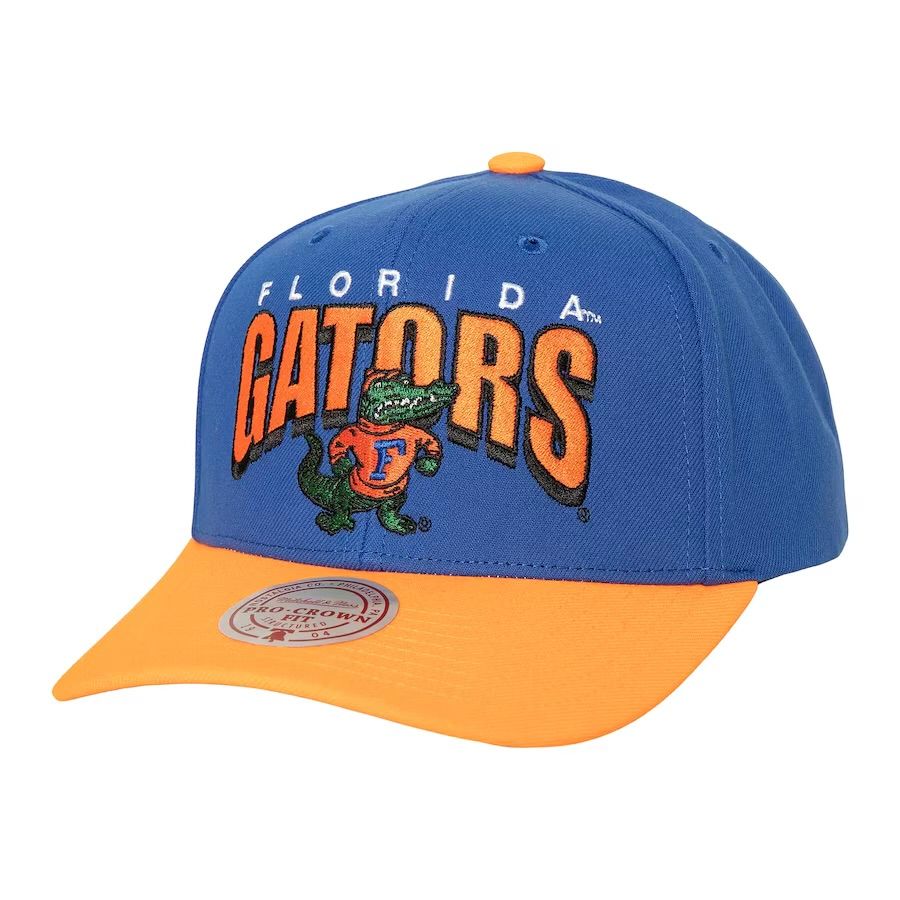 Florida Gators Men’s NCAA Boom Text Pro Mitchell & Ness Snapback Hat