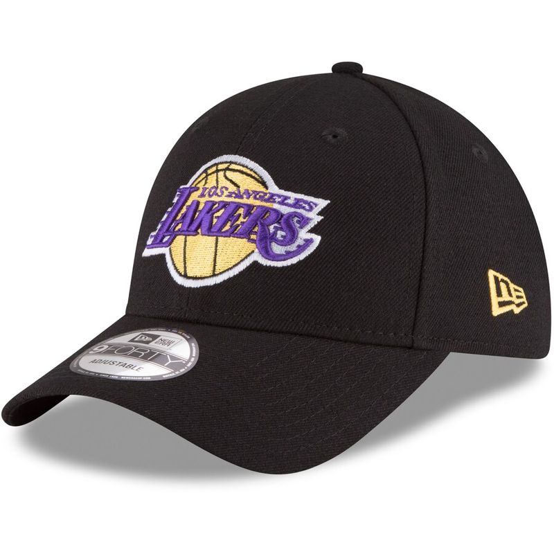 Los Angeles Lakers Men’s Black New Era 9Forty Adjustable Hat