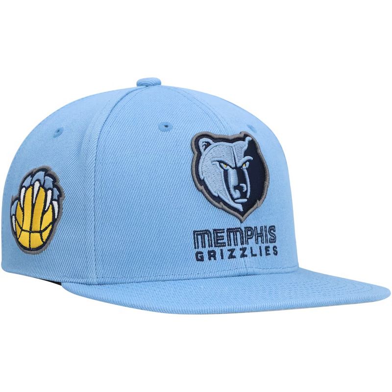 Memphis Grizzlies Men’s Mitchell & Ness NBA Side Core 2.0 Snapback Hat