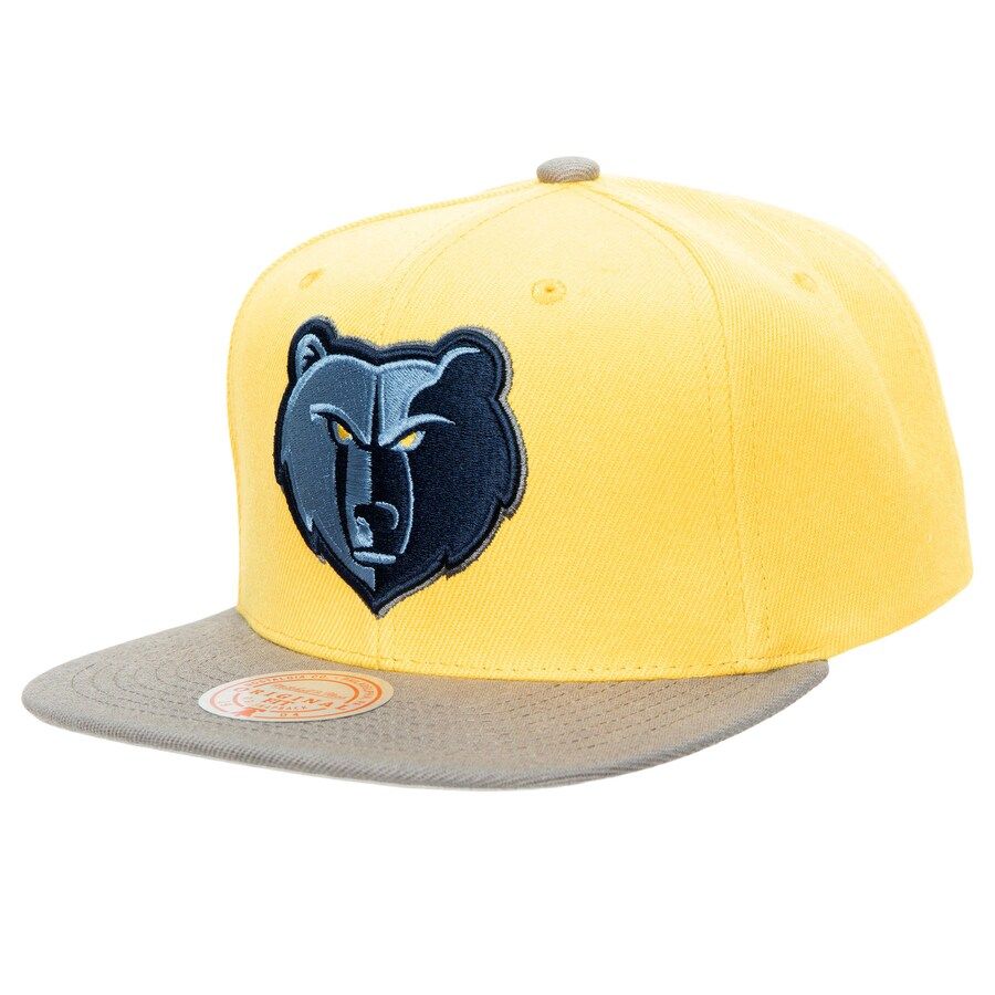 Memphis Grizzlies Men’s Gold Core Mitchell & Ness NBA Snapback Hat
