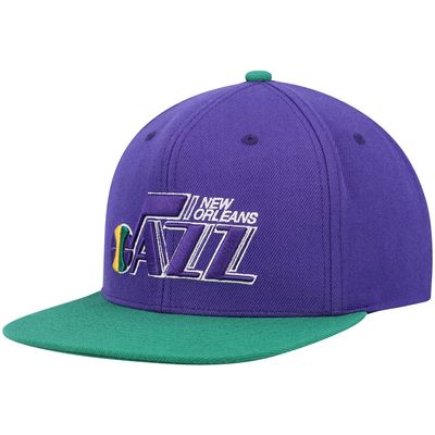 New Orleans Jazz Men’s Mitchell & Ness NBA Team 2 Tone Snapback Hat New Orleans Jazz Men’s Mitchell & Ness NBA Team 2 Tone Snapback Hat