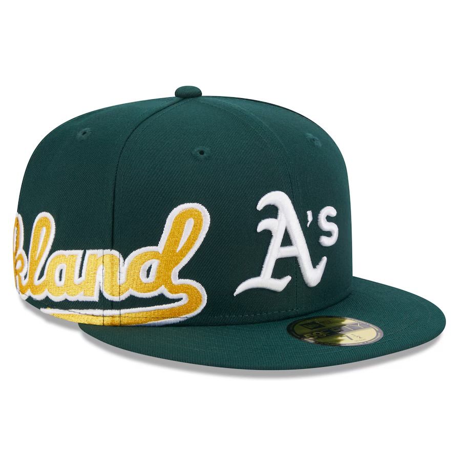 Oakland Athletics Men’s New Era Arch 59Fifty Fitted Hat