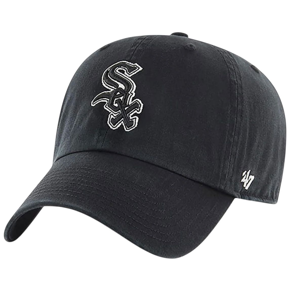 Chicago White Sox Men’s 47 Brand Clean Up Adjustable Hat