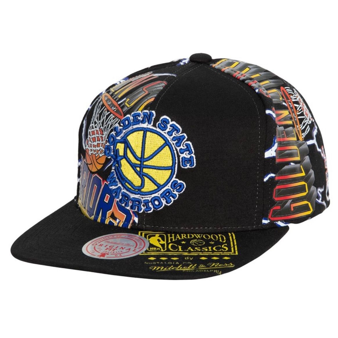 Golden State Warriors Men’s NBA Shirt Remix Mitchell & Ness Snapback Hat