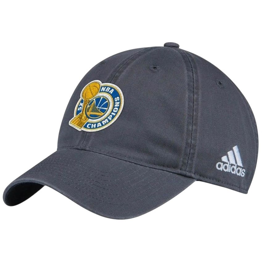 Golden State Warriors Men’s 5X NBA Champions Adidas Adjustable Hat