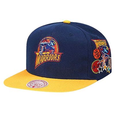 Golden State Warriors Men's NBA Patch Overload Snapback Hat