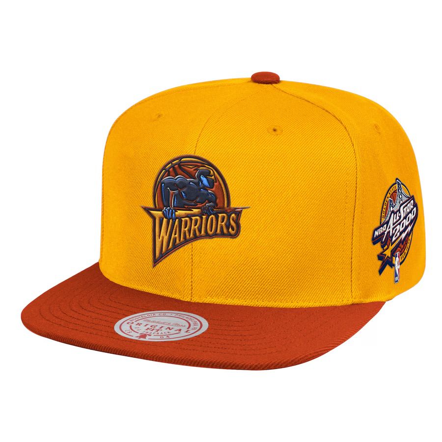 Golden State Warriors Men’s Mitchell & Ness 2000 NBA All-Star Game Color Snapback Hat