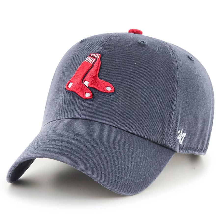 Boston Red Sox Men’s 47 Brand Clean Up Adjustable Hat