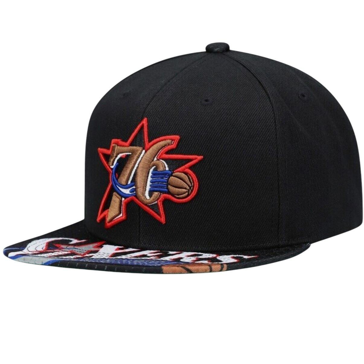 Philadelphia 76ers Men’s Mitchell & Ness Snapback Hat