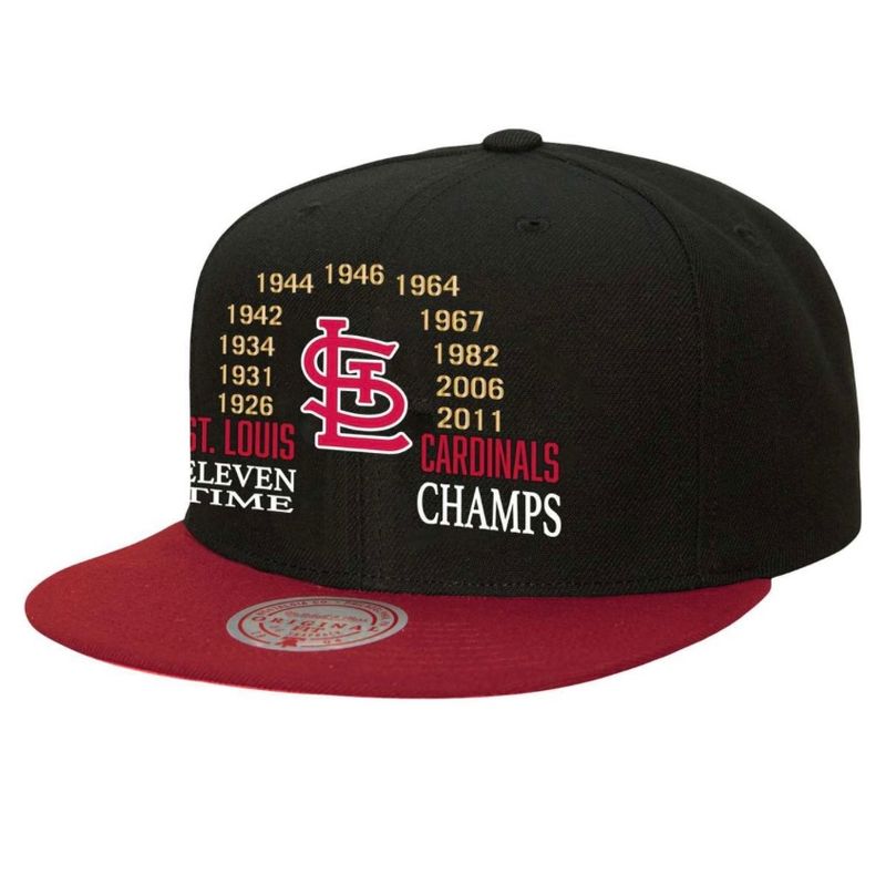 St. Louis Cardinals Men’s MLB Champ Is Here Mitchell & Ness Snapback Hat