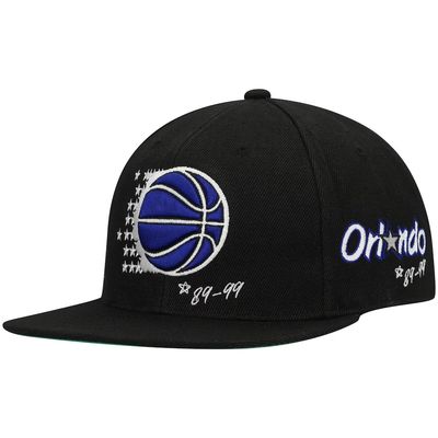 Orlando Magic Men’s Mitchell & Ness Black Hardwood Classics Timeline Fitted Hat