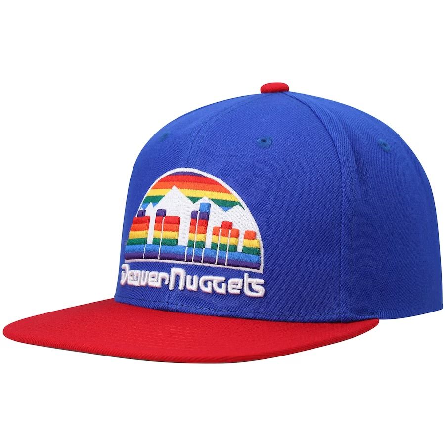 Denver Nuggets Men’s Mitchell & Ness NBA Team 2 Tone Snapback Hat