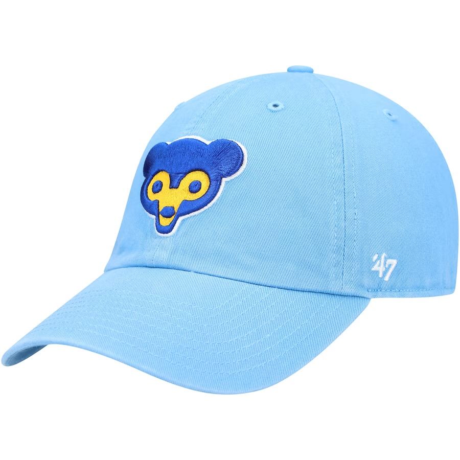 Chicago Cubs Men’s 47 Brand Clean Up Adjustable Hat