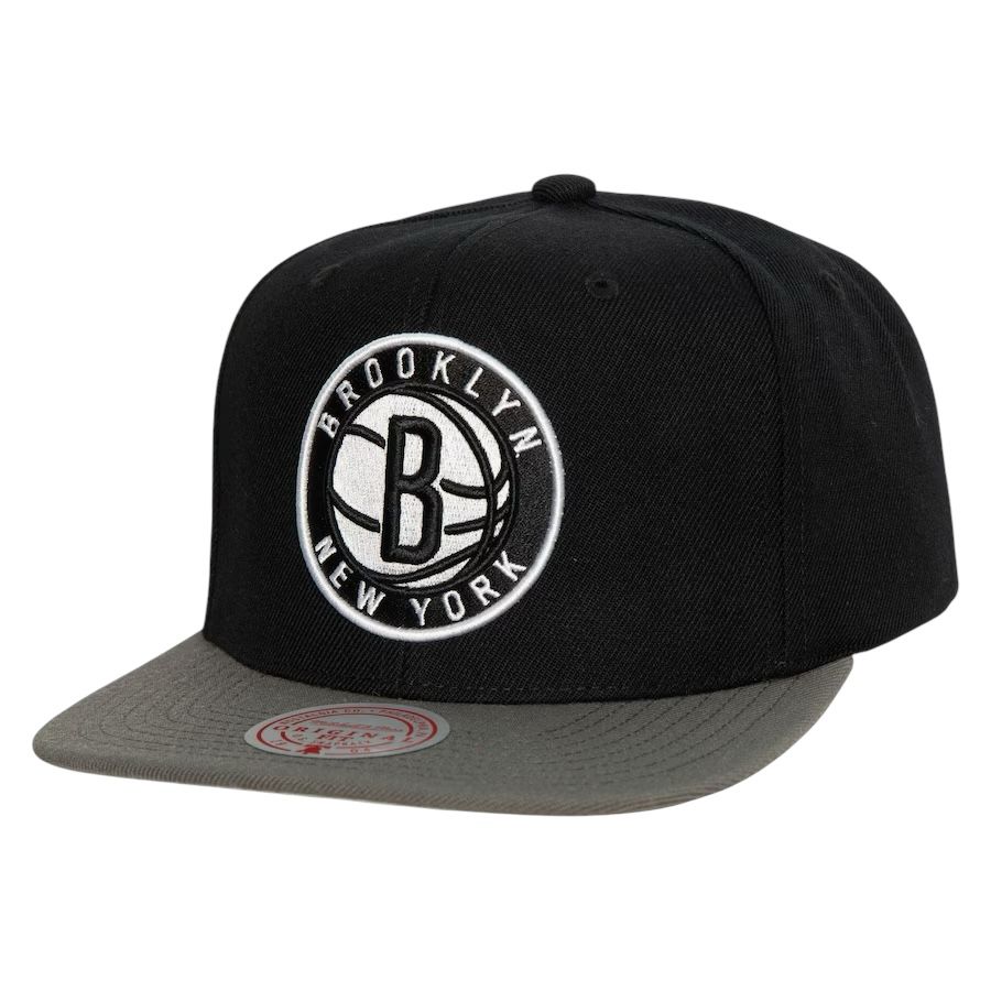 Brooklyn Nets Men’s Mitchell & Ness NBA Team 2 Tone Snapback Hat