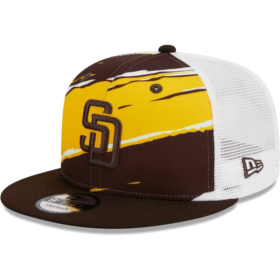 San Diego Padres Men's New Era Tear Trucker 9FIFTY Snapback Hat