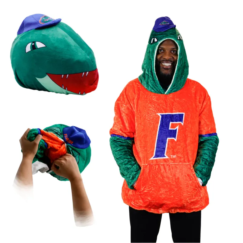 Florida Gators Albert Plushible Unisex 2-In-1 Snugible Hoodie