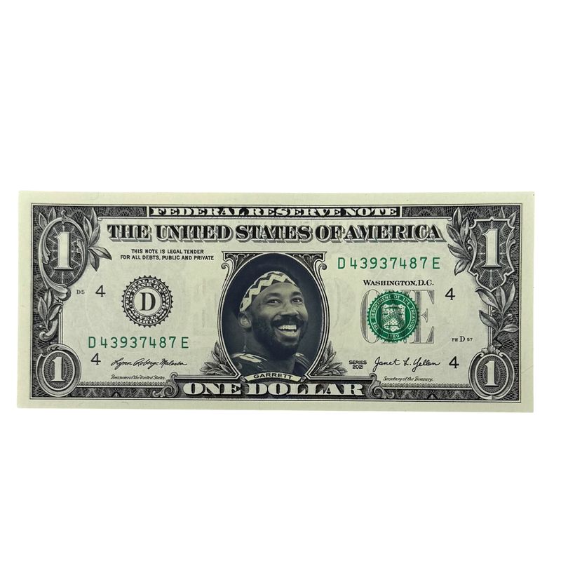 Myles Garrett Famous Face Dollar Bill