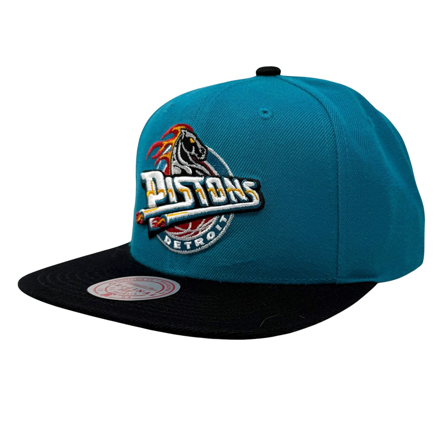 Detroit Pistons Men’s 2-Tone Mitchell & Ness Snapback Hat