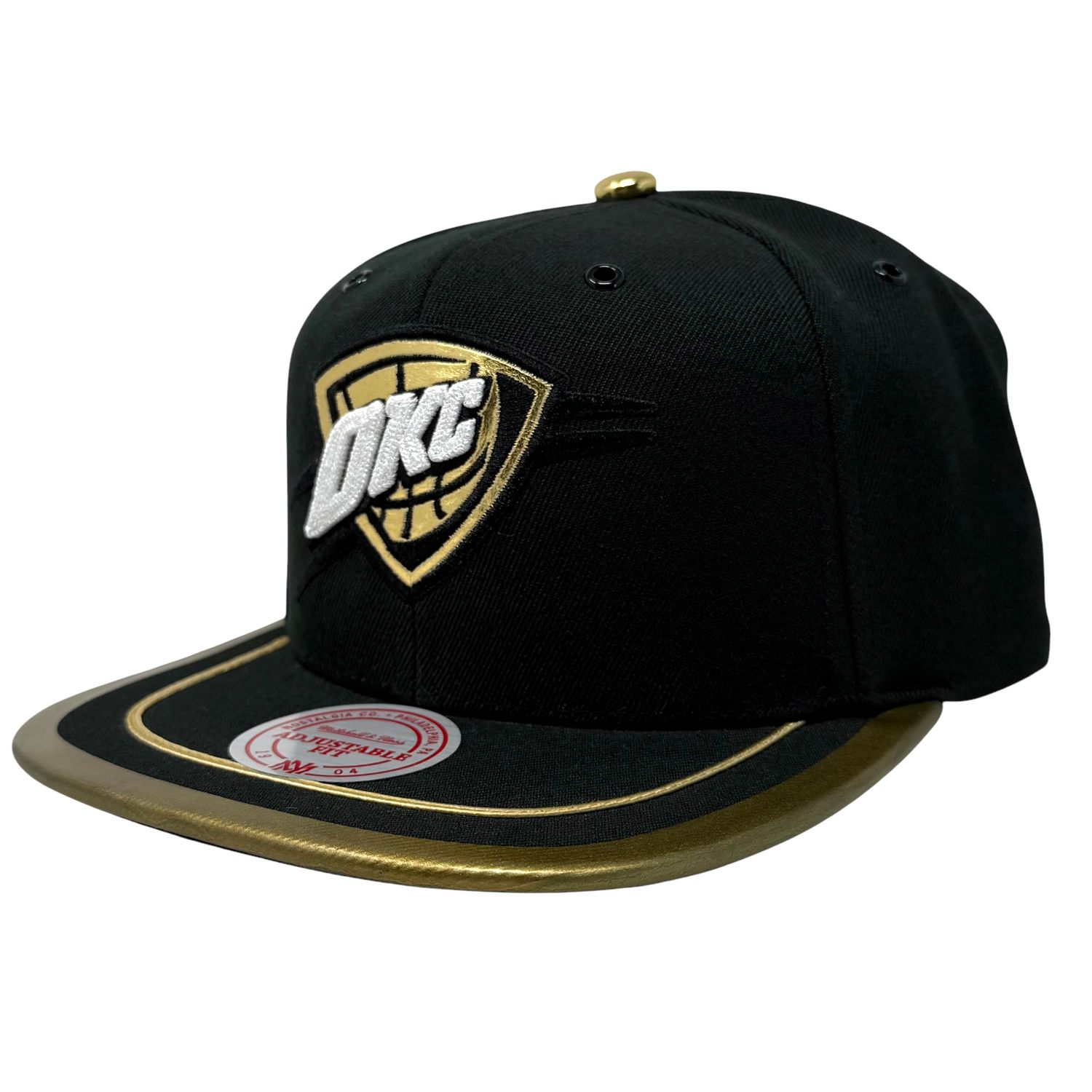 Oklahoma City Thunder Metallic Foil Men’s Mitchell & Ness Snapback Hat