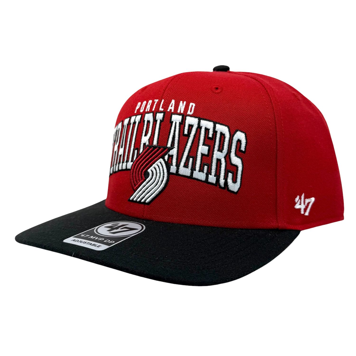 Portland Trail Blazers Men's 47 Brand MVP DP Adjustable SnapBack Hat