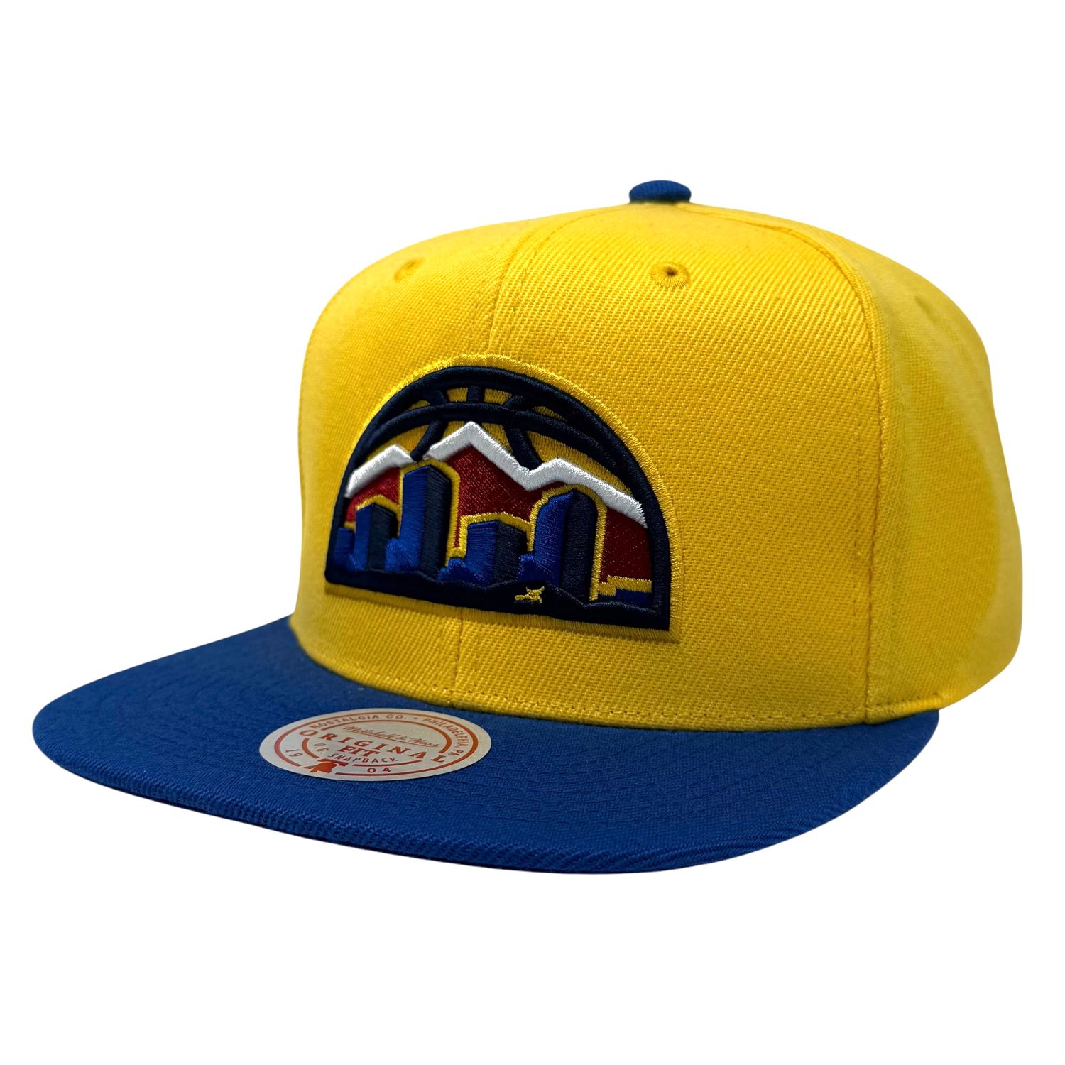 Denver Nuggets Yellow Men’s Core Basic Mitchell & Ness Snapback Hat