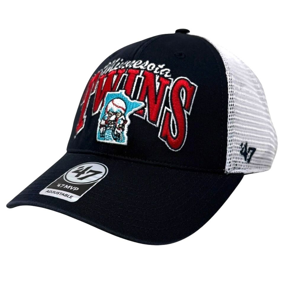 Minnesota Twins Men’s Cooperstown 47 Brand MVP Adjustable Hat
