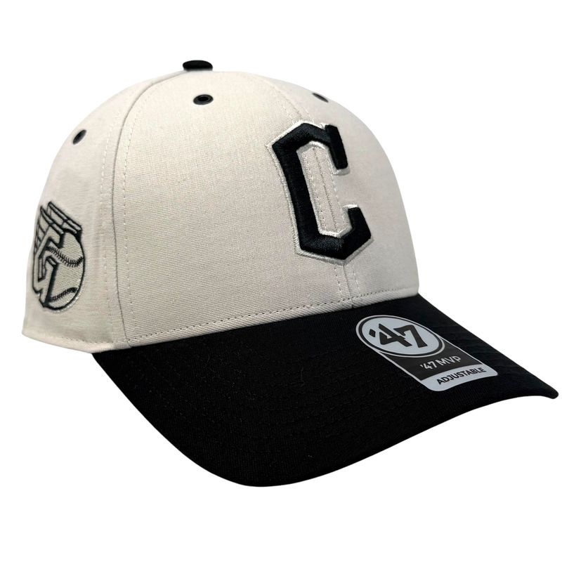 Cleveland Guardians Men's 47 Brand MVP Bone Adjustable Hat