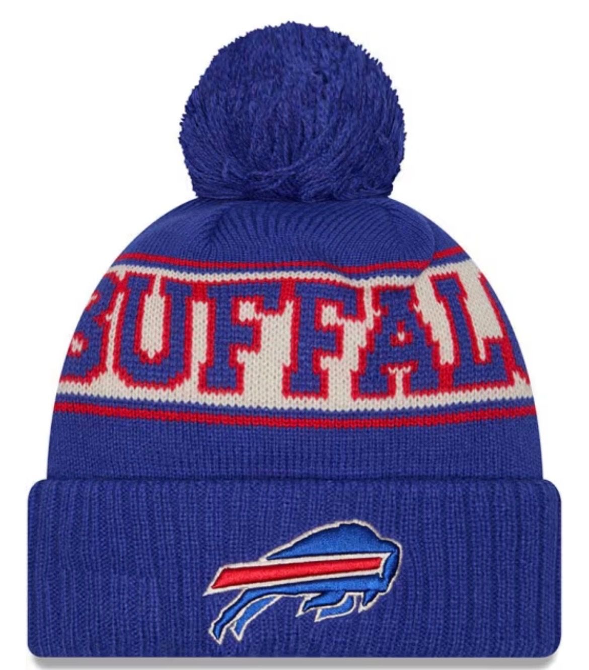 Buffalo Bills Men's Retro New Era Cuffed Knit Hat