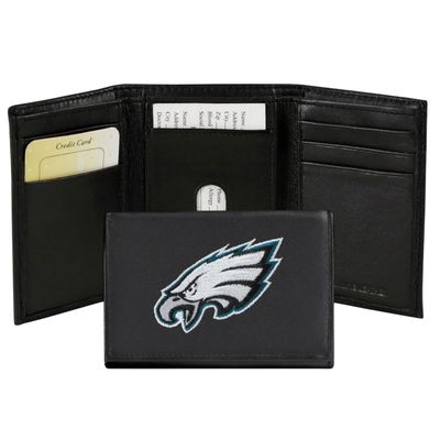 Philadelphia Eagles Leather Embroidered Tri-Fold Wallet