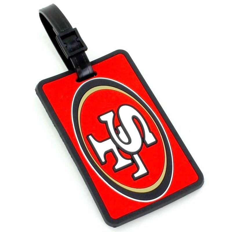 San Francisco 49ers Rubber Luggage Tag