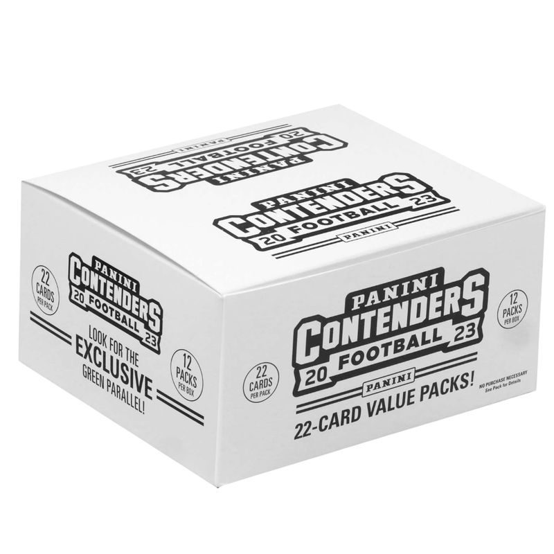 2023 NFL Panini Contenders Football Trading Card VALUE Box [12 FAT Packs]
