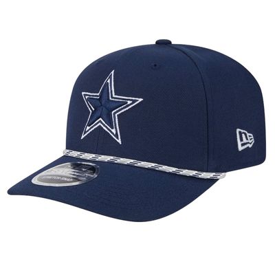 Dallas Cowboys Men's Navy Multi Rope New Era NFL 9Seventy Stretch-Snap Hat