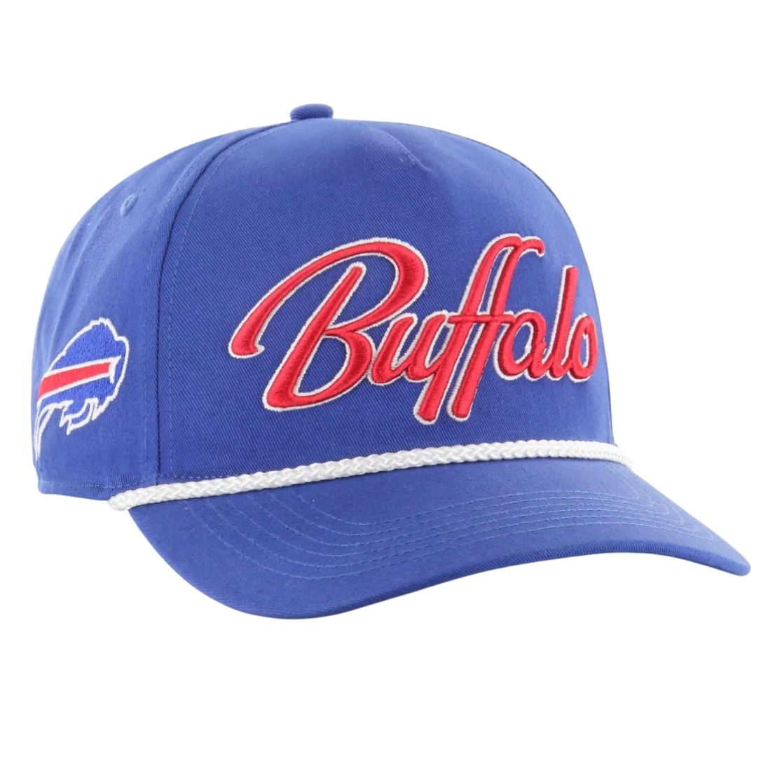 Buffalo Bills Men’s Blue Overhand Script 47 Hitch Snapback Hat