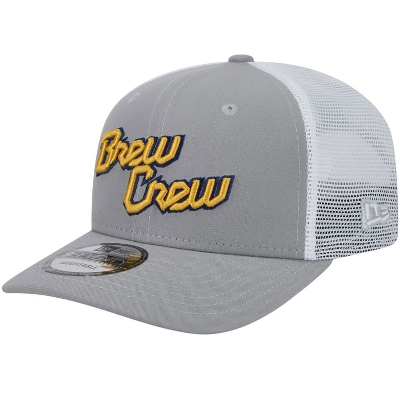 Milwaukee Brewers Men's Gray New Era MLB 9Seventy Adjustable Hat