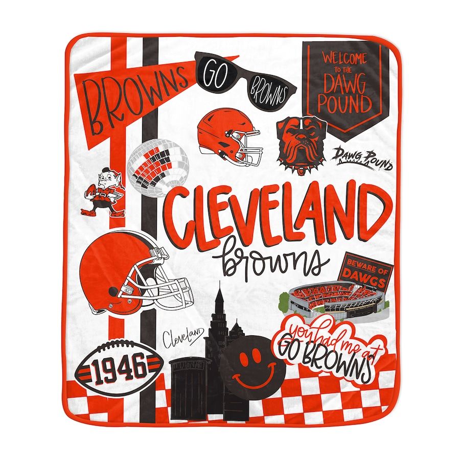 Cleveland Browns Pegasus 60” x 70” Fan Favorite Royal Plush Blanket