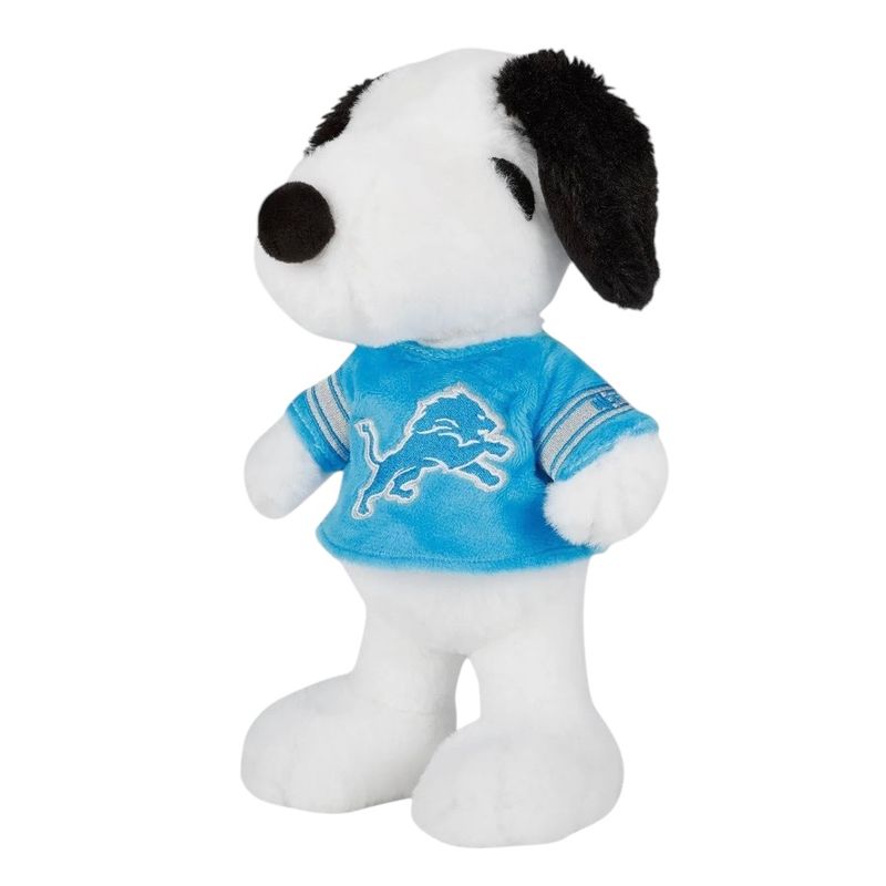 Detroit Lions Snoopy Peanuts Team Jersey Plush