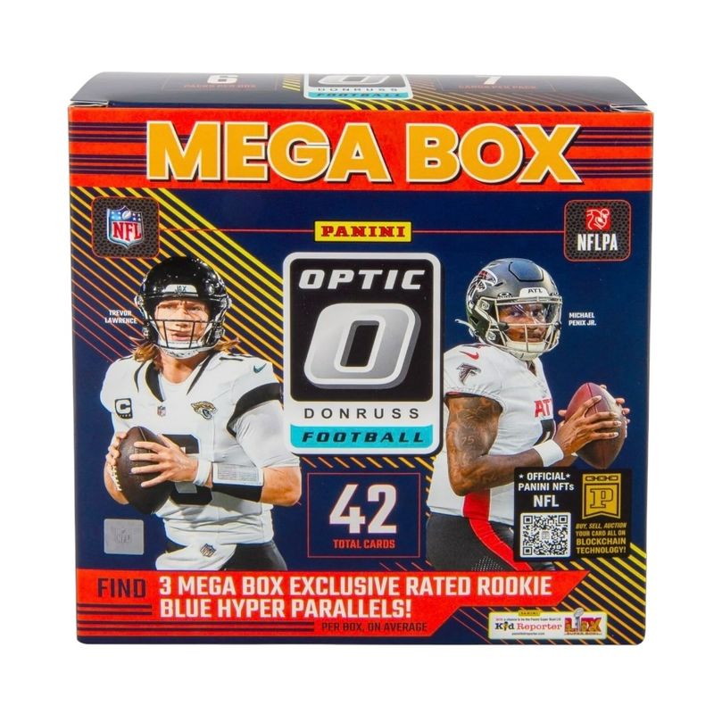 2024 NFL Panini Donruss Optic Football Trading Cards Mega Box