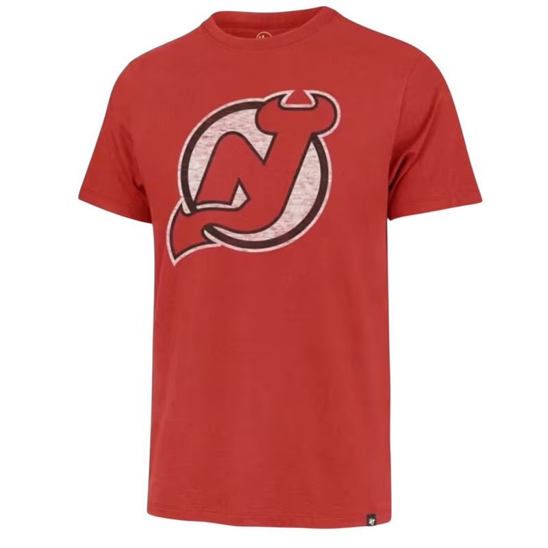 New Jersey Devils Men’s Red Distressed Premiere Franklin T-Shirt