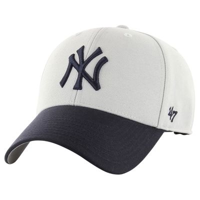 New York Yankees Men's Gray / Navy 47 Brand MVP Adjustable Hat