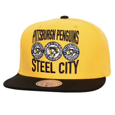 Pittsburgh Penguins Men’s City Love Mitchell & Ness Team Snapback Hat
