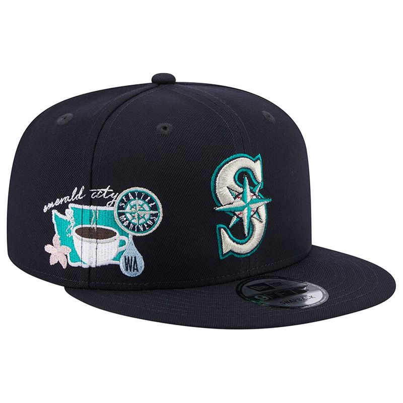 Seattle Mariners Men's Navy New Era 9Fifty Icon Snapback Hat